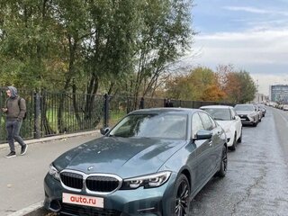 2021 BMW 3 серии 318d VII (G2x), синий, 4070000 рублей, вид 2