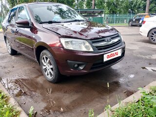 2015 Lada (ВАЗ) Granta I, пурпурный, 375000 рублей, вид 5