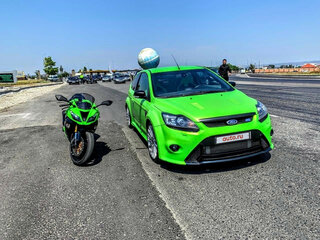 2010 Ford Focus RS II, зелёный, 7500000 рублей, вид 2