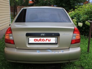 2007 Hyundai Accent ТагАЗ II, бежевый, 470000 рублей, вид 4