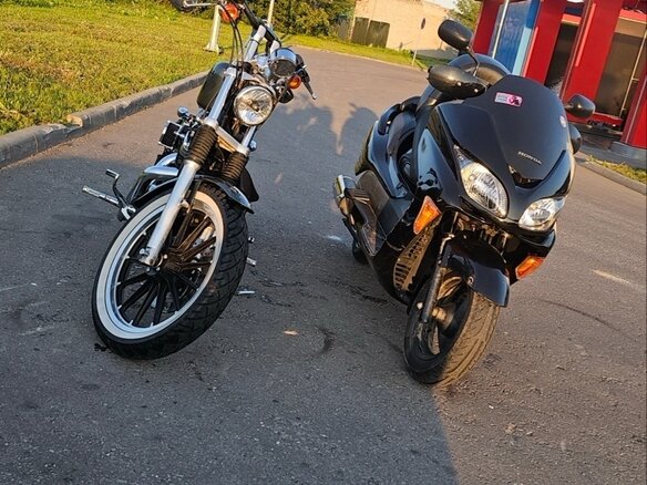 2008 Honda Forza, чёрный, 170000 рублей - вид 8
