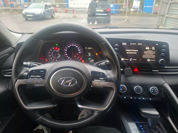 2021 Hyundai Elantra VII (CN7), белый, 1500000 рублей - вид 4