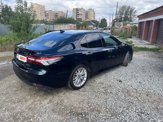 2018 Toyota Camry VIII (XV70), синий, 3200000 рублей, вид 2