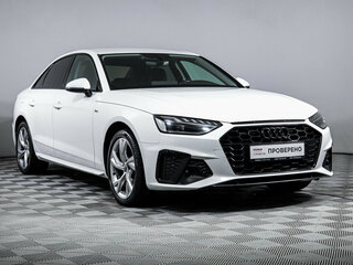 2020 Audi A4 35 TFSI V (B9) Рестайлинг, белый, 2769000 рублей, вид 3