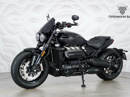 2025 Triumph Rocket III, чёрный, 2649000 рублей, вид 3