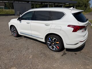 2020 Hyundai Santa Fe IV Рестайлинг, белый, 3800000 рублей, вид 5