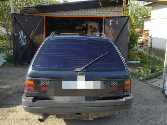 1992 Volkswagen Passat B3, синий, 175000 рублей - вид 8