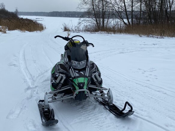 2011 Yamaha FXNytro, зелёный
