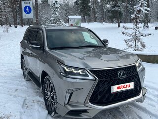 2019 Lexus LX 570 III Рестайлинг 2, серый, 11000000 рублей, вид 2