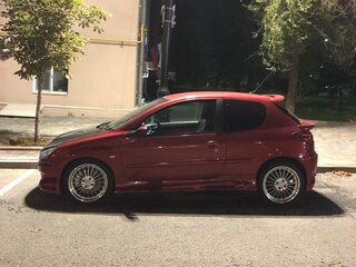 2003 Peugeot 206, красный, 400000 рублей, вид 2