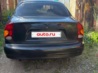 2007 Chevrolet Lanos I, чёрный, 100000 рублей, вид 3
