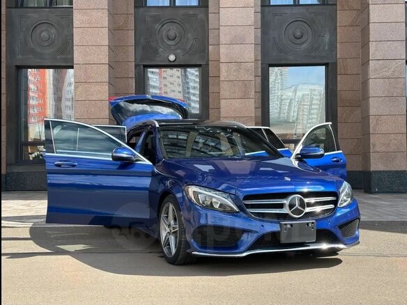 2018 Mercedes-Benz C-Класс 180 IV (W205) Рестайлинг, синий, 2350000 рублей - вид 8