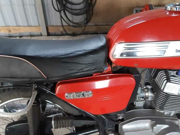 1985 Jawa 350/638, красный, 300000 рублей - вид 10