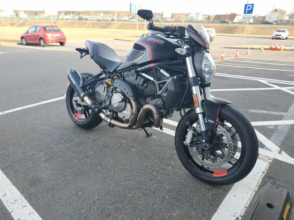 2019 Ducati Monster 821, чёрный - вид 9