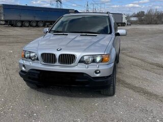 2001 BMW X5 4.4i I (E53), серебристый, 850000 рублей, вид 3