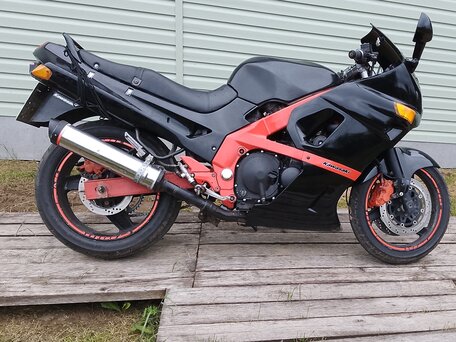 1992 Kawasaki ZZR 400, чёрный, 180000 рублей, вид 2