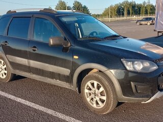 2015 Lada (ВАЗ) Kalina II, чёрный, 345000 рублей, вид 3