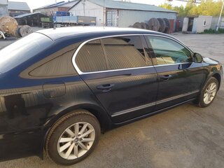 2014 Skoda Superb DSG II Рестайлинг, чёрный, 1300000 рублей, вид 4