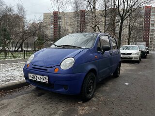 2007 Daewoo Matiz I Рестайлинг, синий, 90000 рублей, вид 1