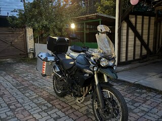 2013 Triumph Tiger 800, зелёный, 655000 рублей, вид 3