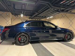 2019 Mercedes-Benz S-Класс AMG 63 AMG Long III (W222, C217) Рестайлинг, синий, 12500000 рублей, вид 3