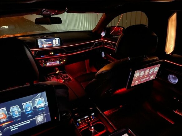 2015 BMW 7 серии Long 740Ld xDrive VI (G11/G12), чёрный, 4100000 рублей - вид 13