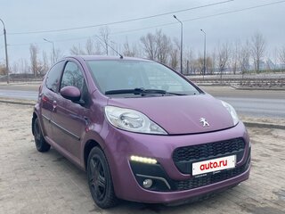 2014 Peugeot 107 I Рестайлинг 2, фиолетовый, 600000 рублей, вид 5