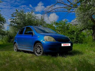 2002 Toyota Vitz I (P10), синий, 280000 рублей, вид 1