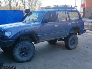 1996 Toyota Land Cruiser 80 Series Рестайлинг, серый, 1000000 рублей, вид 4