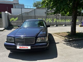 1998 Mercedes-Benz S-Класс 300 III (W140) Рестайлинг, фиолетовый, 1100000 рублей, вид 3