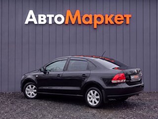 2012 Volkswagen Polo V, чёрный, 820000 рублей, вид 4