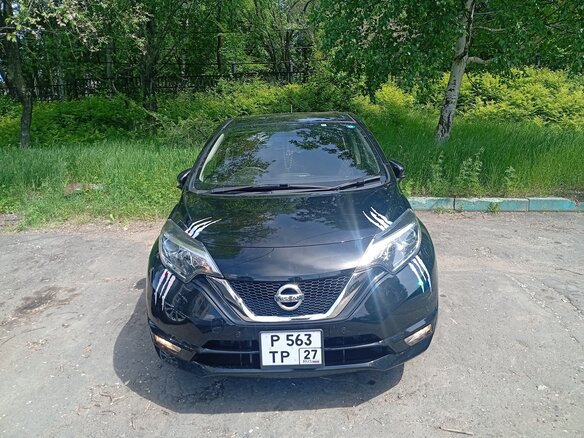 2020 Nissan Note II Рестайлинг, чёрный, 930000 рублей