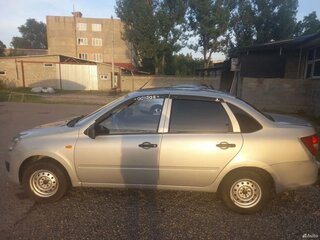 2015 Lada (ВАЗ) Granta I, серебристый, 350000 рублей, вид 4