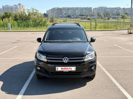2013 Volkswagen Tiguan I Рестайлинг, чёрный, 1100000 рублей, вид 2