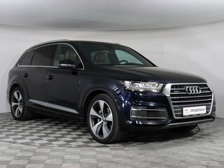 2017 Audi Q7 II (4M), синий, 3870415 рублей, вид 3