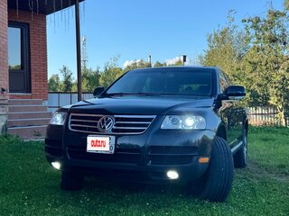 2004 Volkswagen Touareg I, чёрный, 800000 рублей, вид 1