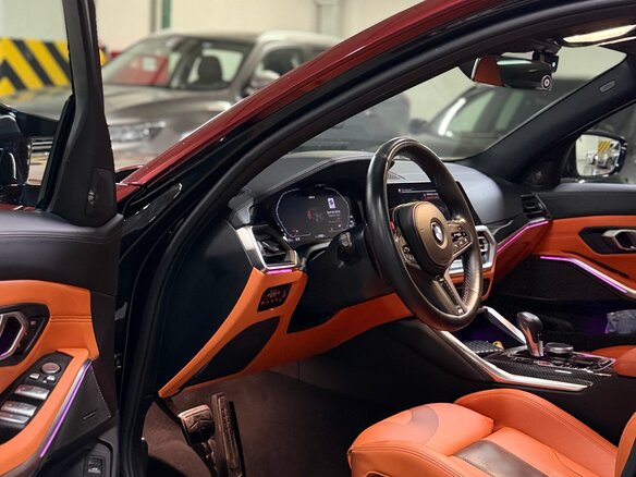 2021 BMW M3 Competition Package VI (G80), чёрный, 8500000 рублей - вид 10