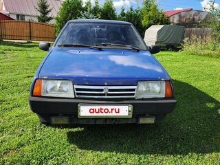 1999 Lada (ВАЗ) 21099, синий, 75000 рублей, вид 1