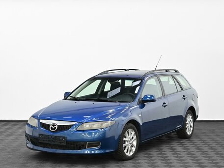 2006 Mazda 6 I (GG) Рестайлинг, синий, 519000 рублей, вид 3
