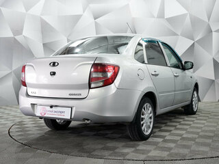 2014 Lada (ВАЗ) Granta I, серебристый, 388000 рублей, вид 5
