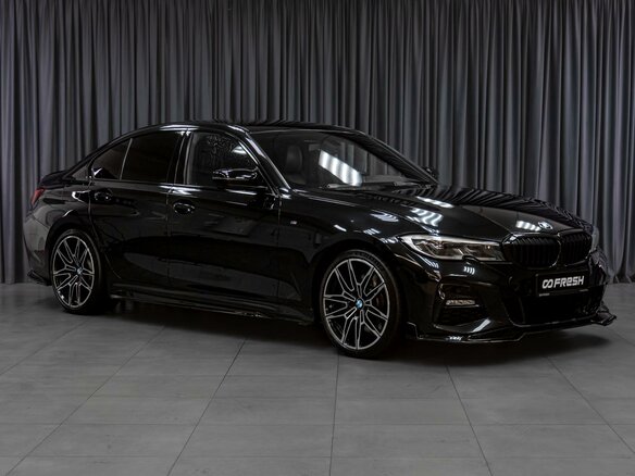 2019 BMW 3 серии 330i VII (G2x), чёрный