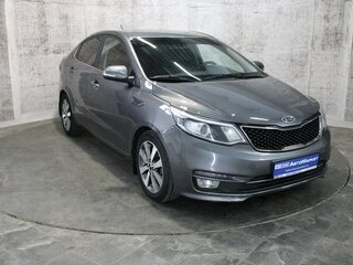 2016 Kia Rio III Рестайлинг, серый, 819000 рублей, вид 3