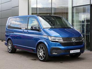 2020 Volkswagen Multivan T6 Рестайлинг, синий, 6790000 рублей, вид 3