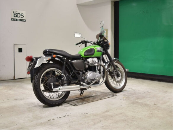 2007 Kawasaki W 400, зелёный, 340000 рублей - вид 4