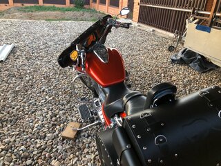 2003 Honda VTX 1800, оранжевый, 800000 рублей, вид 2
