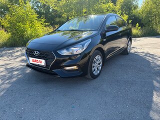 2019 Hyundai Solaris II, чёрный, 1420000 рублей, вид 2