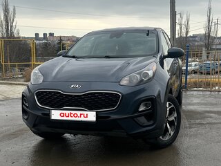 2020 Kia Sportage IV Рестайлинг, синий, 1730000 рублей, вид 2