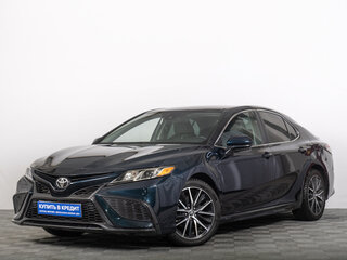 2021 Toyota Camry US Market VIII (XV70) Рестайлинг, синий, 2959000 рублей, вид 2