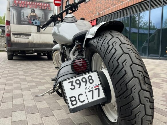 1996 Yamaha XVS400 Drag Star, серый, 400000 рублей - вид 5