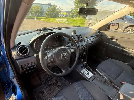 2006 Mazda 3 I (BK) Рестайлинг, синий, 670000 рублей, вид 4